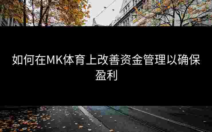 如何在MK体育上改善资金管理以确保盈利